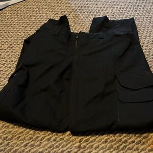 Black cargo pants